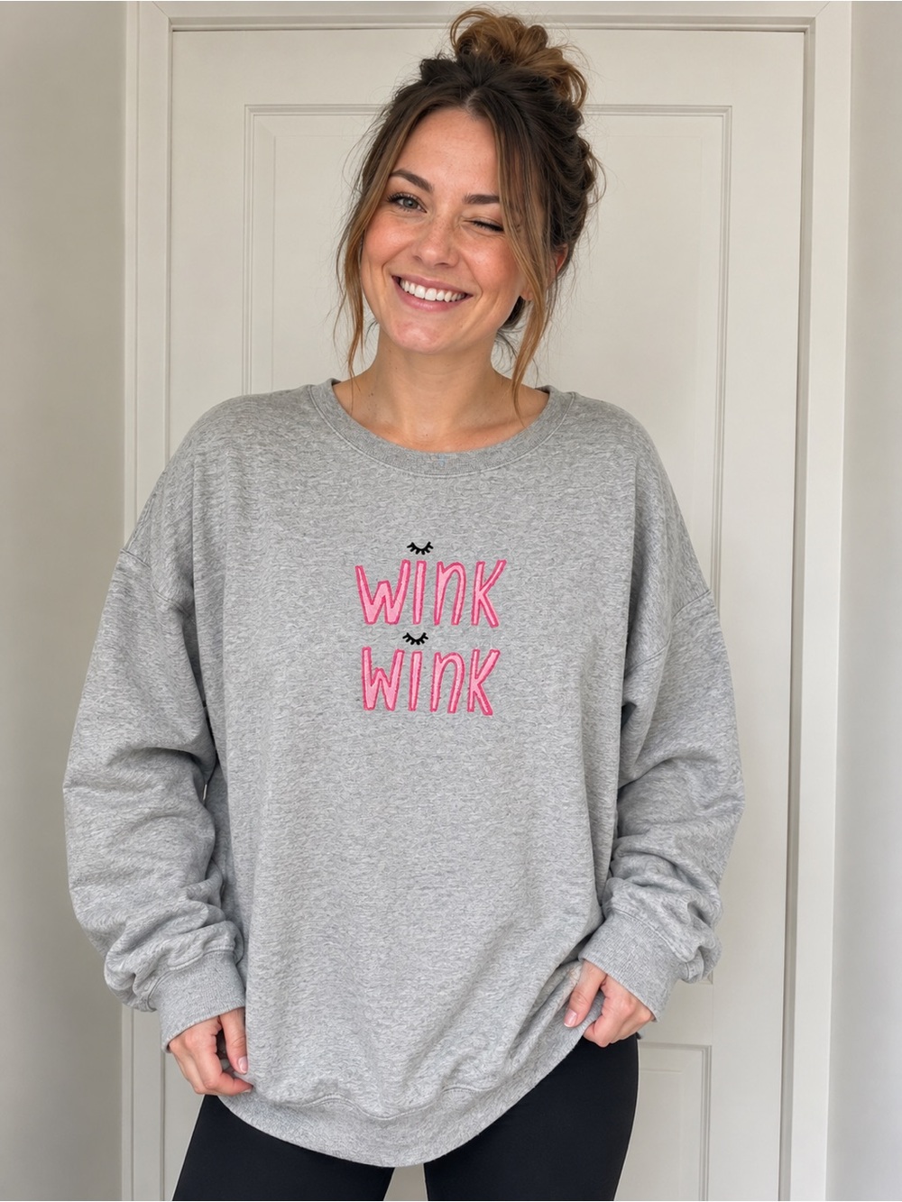 NWOT Kate Spade "Wink Wink" Sweatshirt (XL)